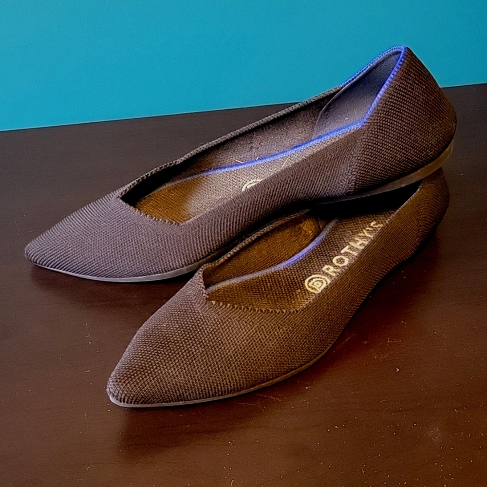 Rothy's Point flats size 9.5